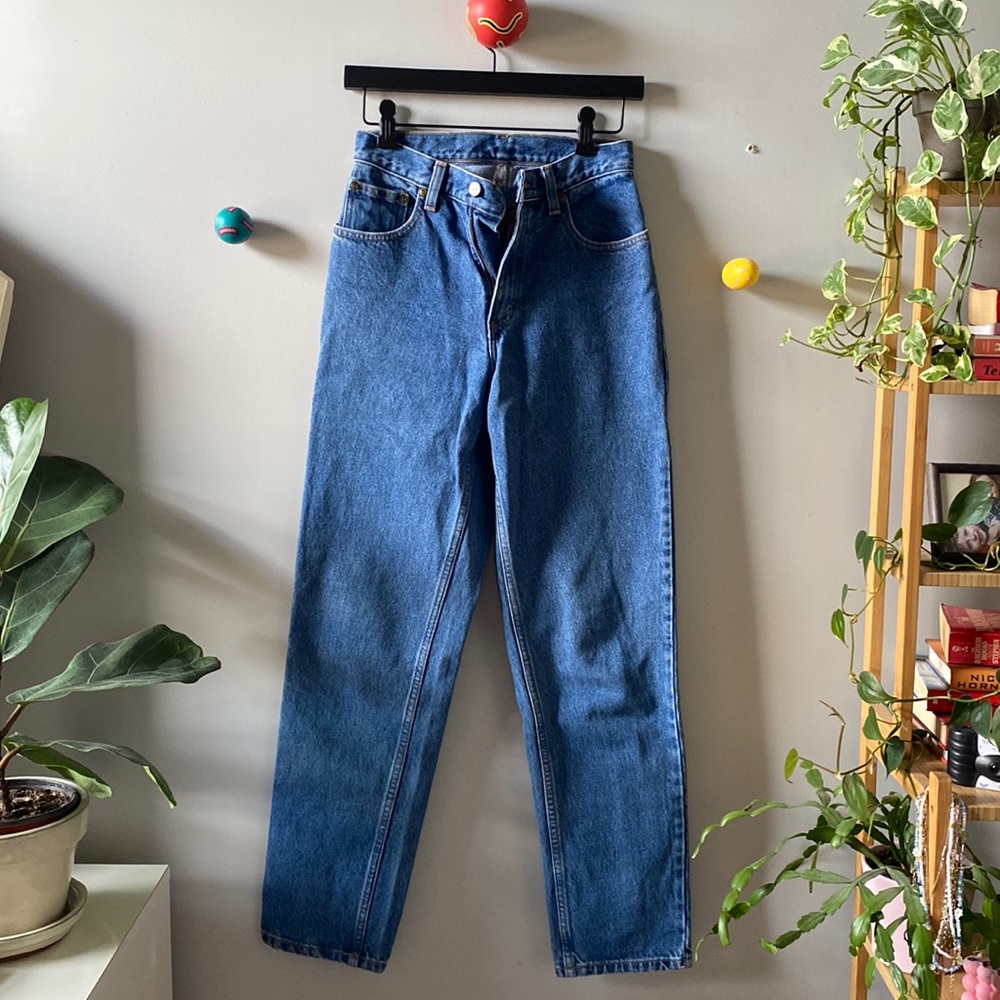 Vintage LL bean straight jeans.